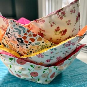 Reversible Bowl Cozies, Set of 4